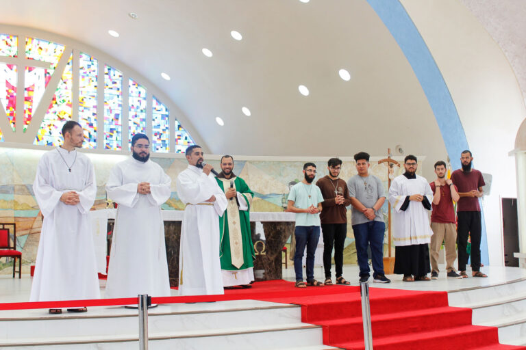 Santa Missa com postulantes capuchinhos de várias províncias